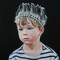 Boy Blue (Oil on Board)