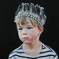 Boy Blue (Oil on Board)